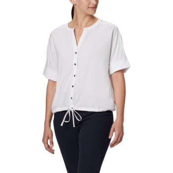 Columbia Firwood Crossing Short Sleeve, Camisa Blancos Para Mujer | 580124-IFA